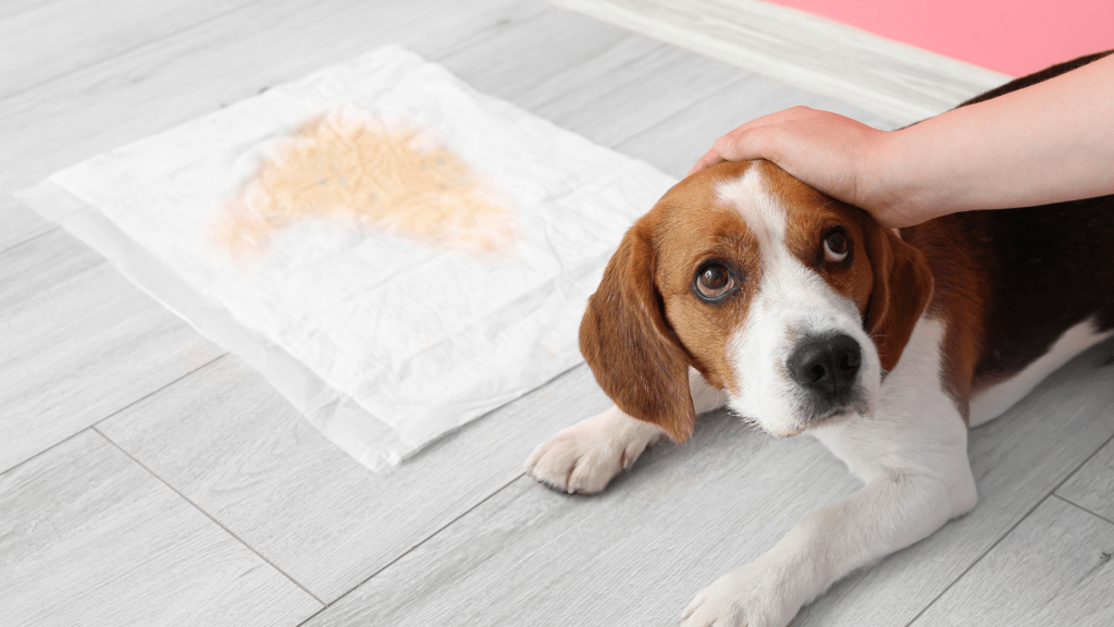 how to train a dog to use a pee pad